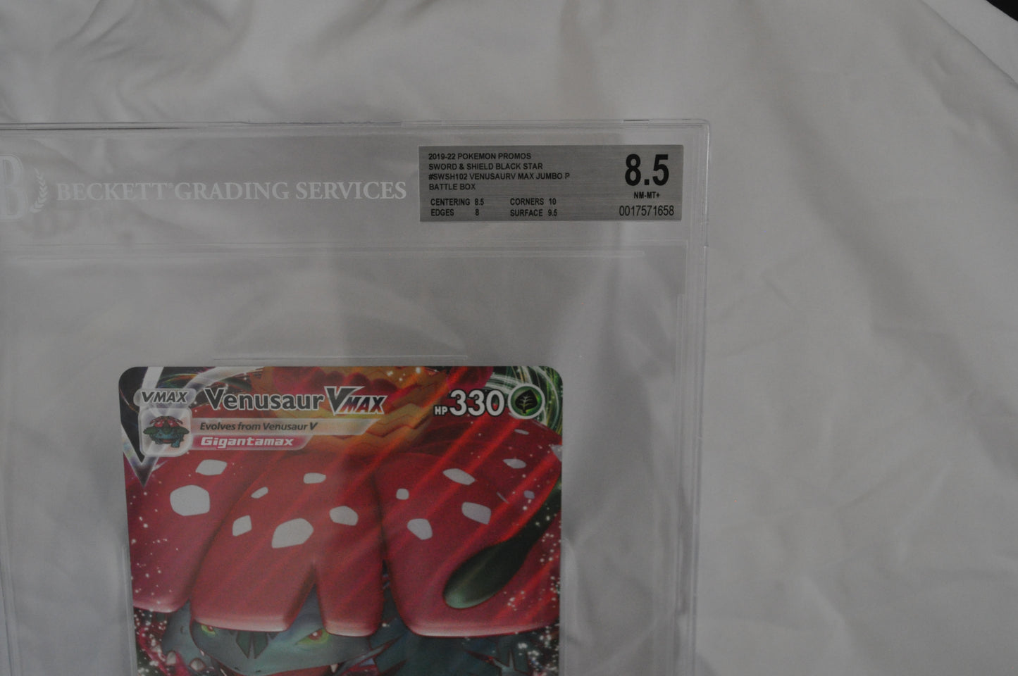2019-2022 Pokemon Promos Sword & Shield Black Star Venusaur VMax Jumbo #SWSH102