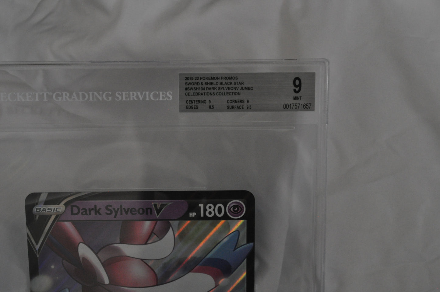 2019-2022 Pokemon Promos Sword & Shield Black Star, Dark Sylveon V Jumbo - #SWSH134