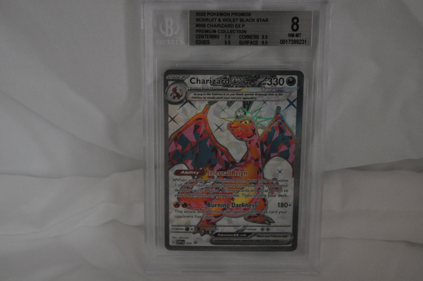 2023 Pokemon Promos Scarlet & Violet Black Star Charizard EX, Premium Collection #56
