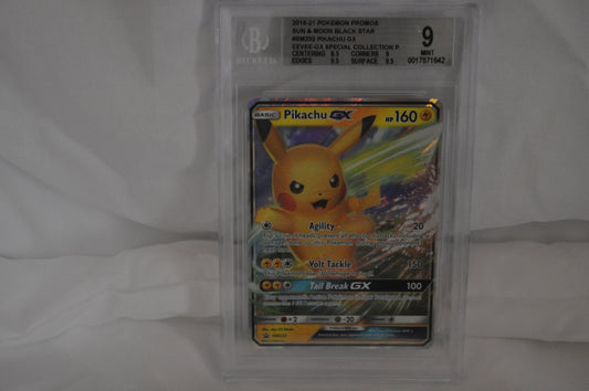 2016-2021 Pokemon Promos Sun & Moon Black Star, Eevee GX Special Collection, Pikachu GX #SM232