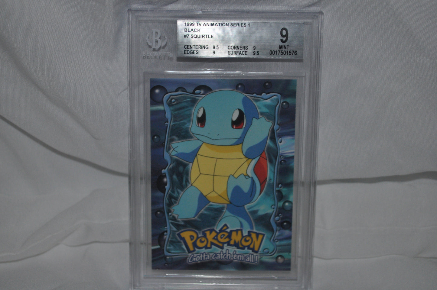 1999 TV Animation Series 1, Black, Squirtle #7