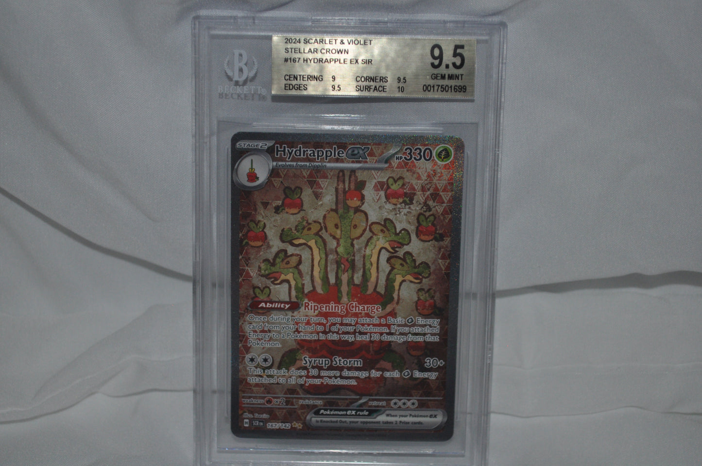 2024 Scarlet & Violet, Stellar Crown, Hydrapple EX #167