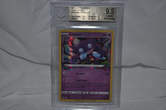 2022 Sword & Shield, Lost Origin, Sableye Holo #70