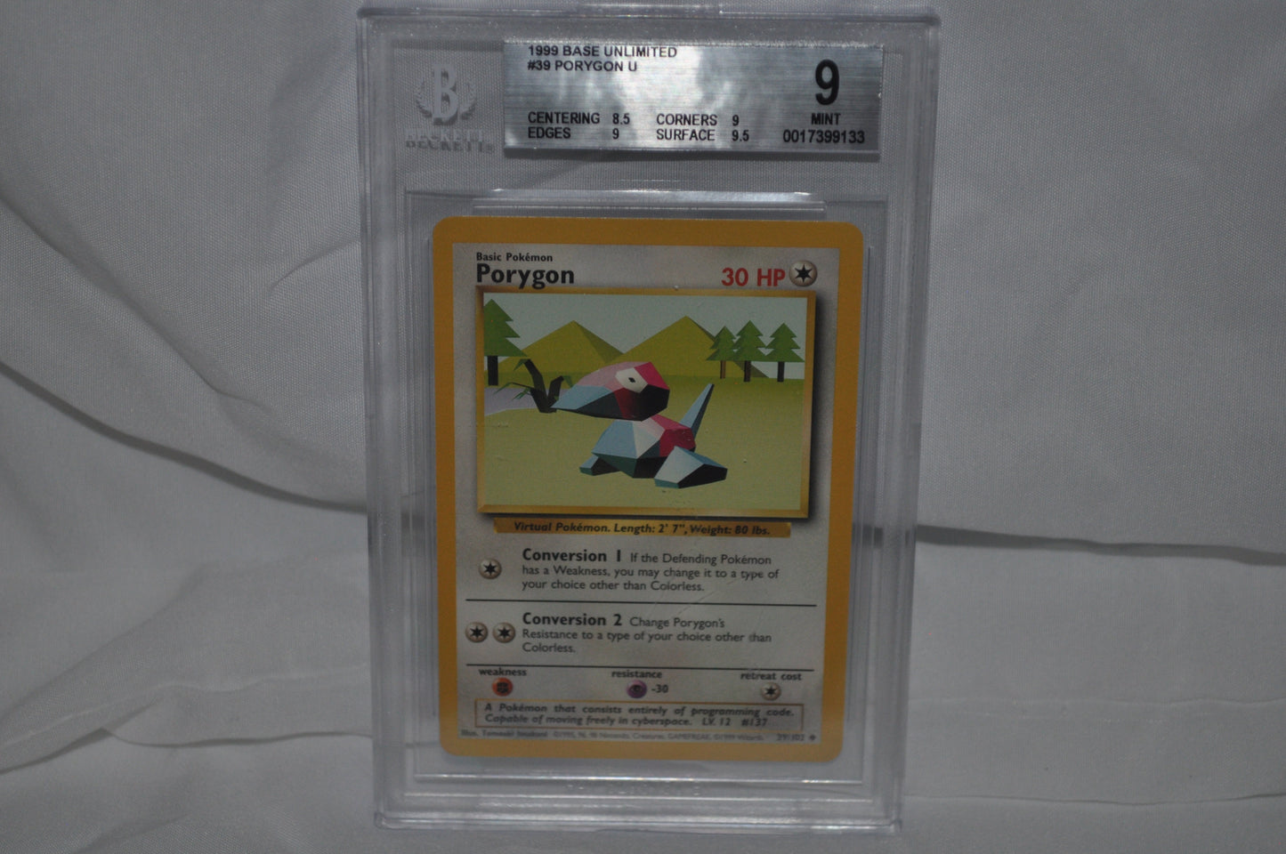 1999 Base Set Unlimited, Porygon #39
