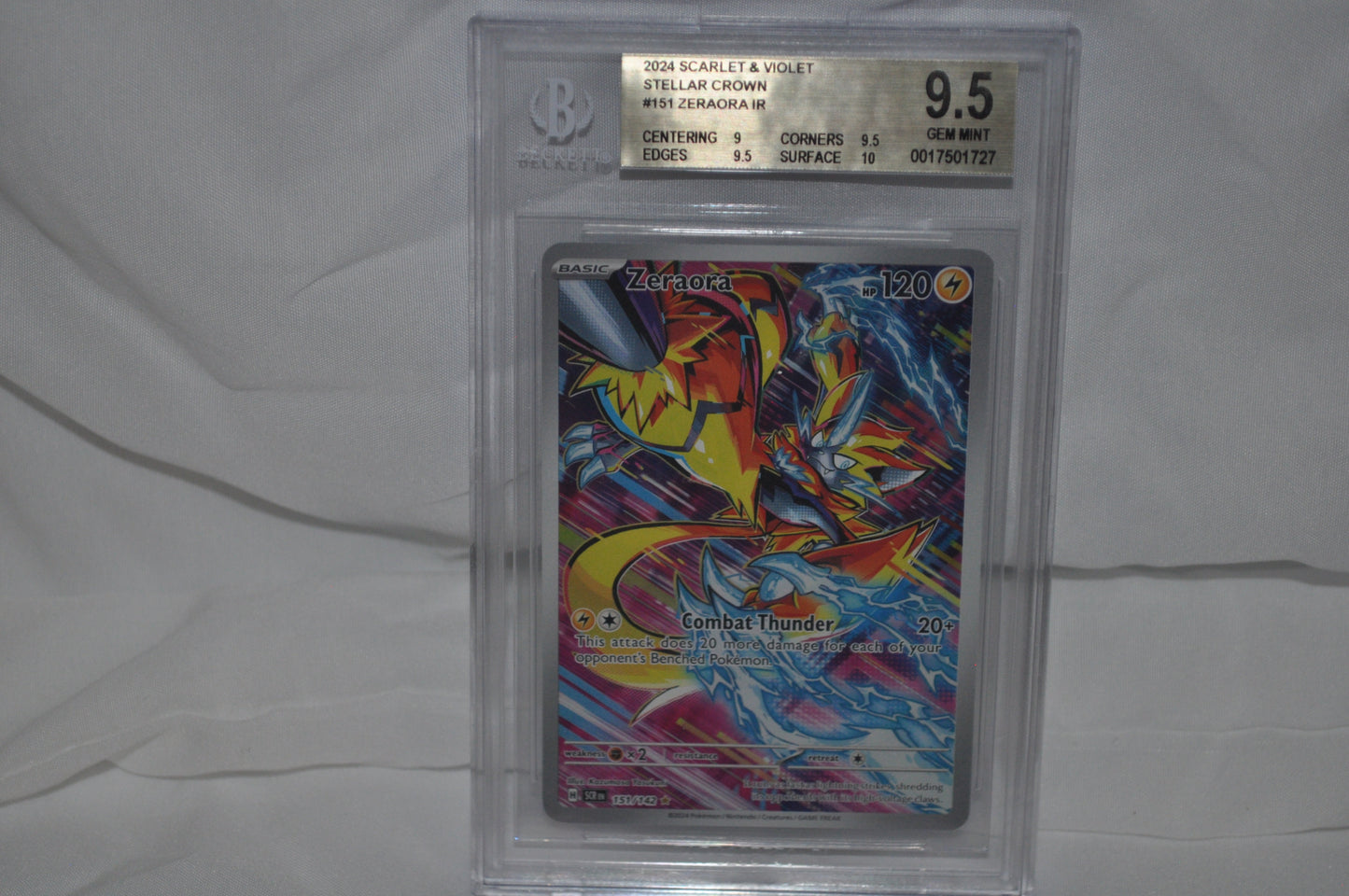 2024 Scarlet & Violet, Stellar Crown, Zeraora #151