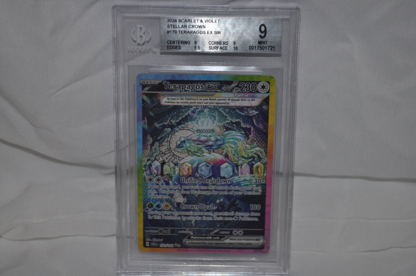 2024 Scarlet & Violet, Stellar Crown, Terapagos EX #170