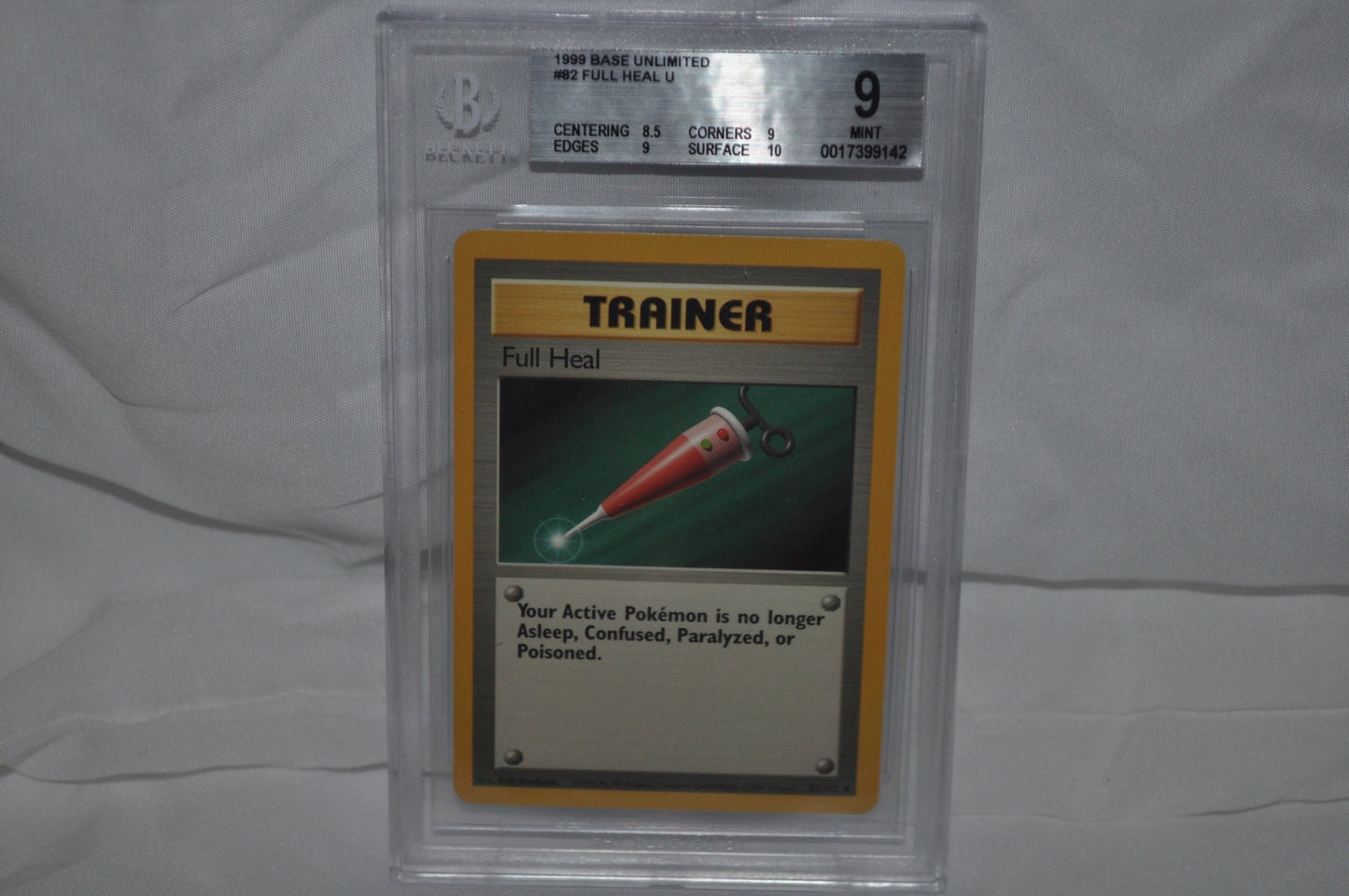 1999 Base Set Unlimited, Full Heal, #82