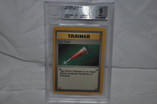 1999 Base Set Unlimited, Full Heal, #82