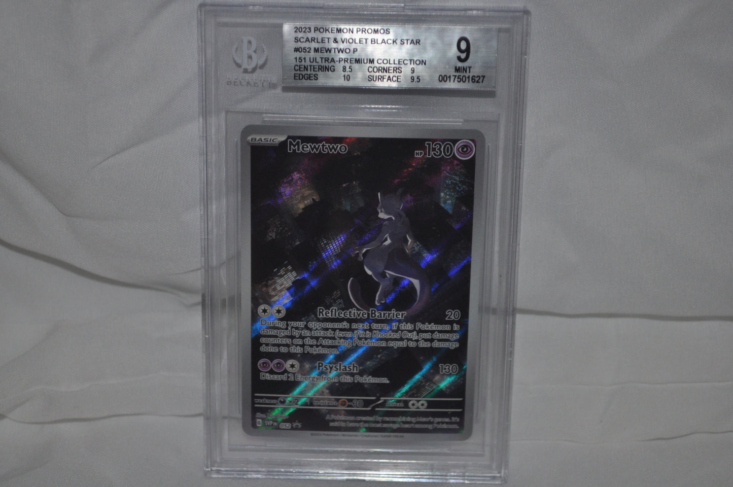 2023 Pokemon Promos Scarlet & Violet Black Star, 151 Ultra Premium Collection, Mewtwo #52