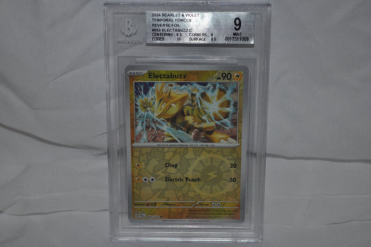 2024 Scarlet & Violet, Temporal Forces, Electabuzz, Reverse Foil, #53