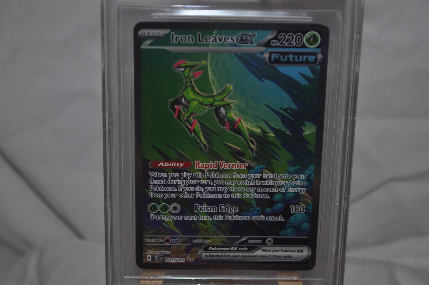 2024 Scarlet & Violet, Temporal Forces, Iron Leaves EX #203