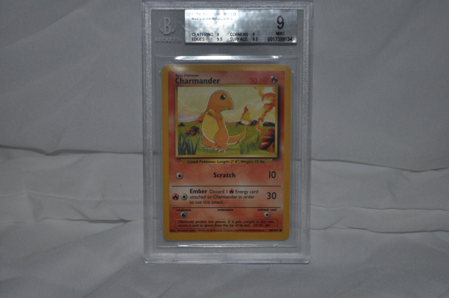 1999 Base Set Unlimited, Charmander #46
