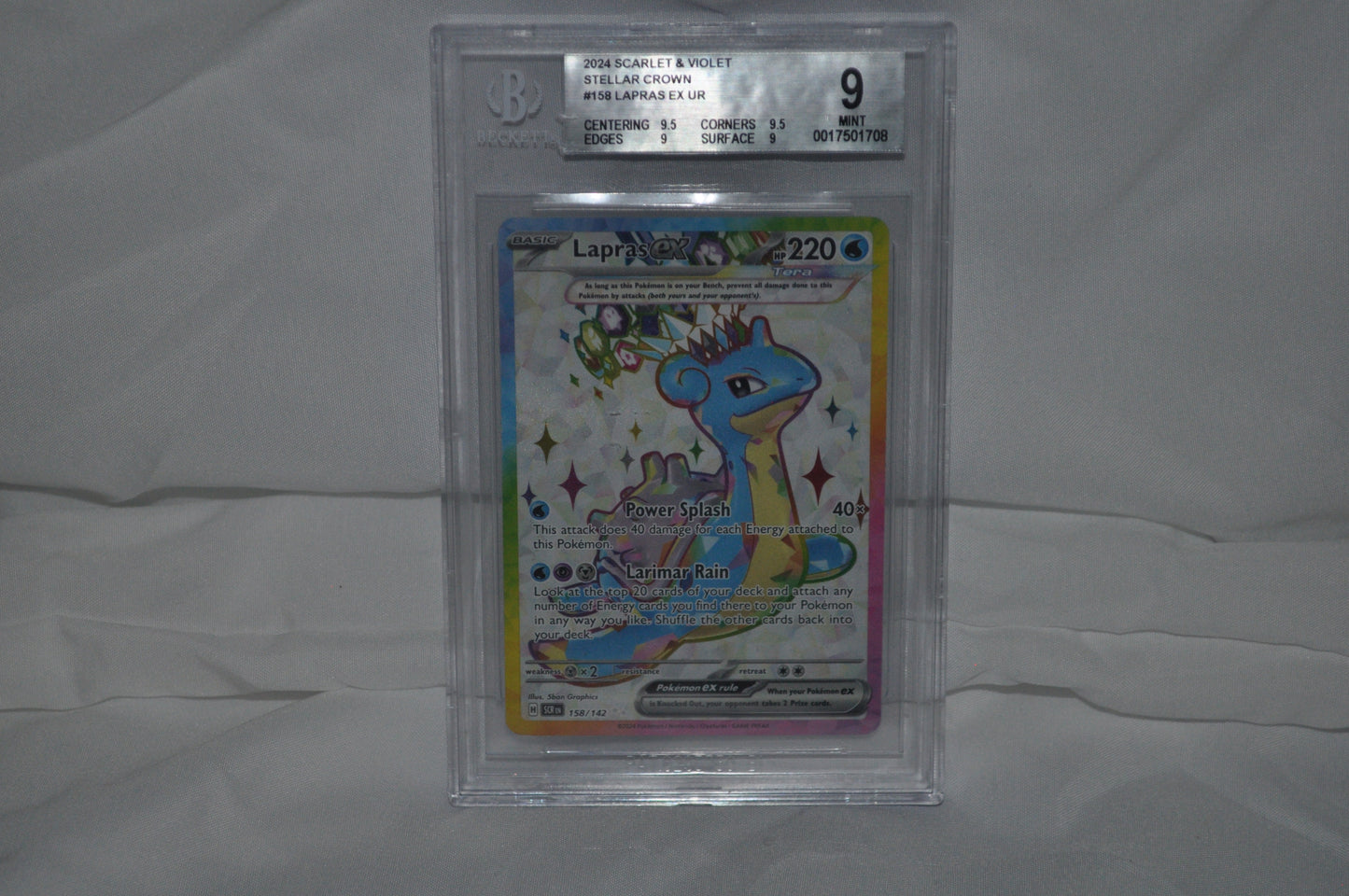 2024 Scarlet & Violet Stellar Crown, Lapras EX #158