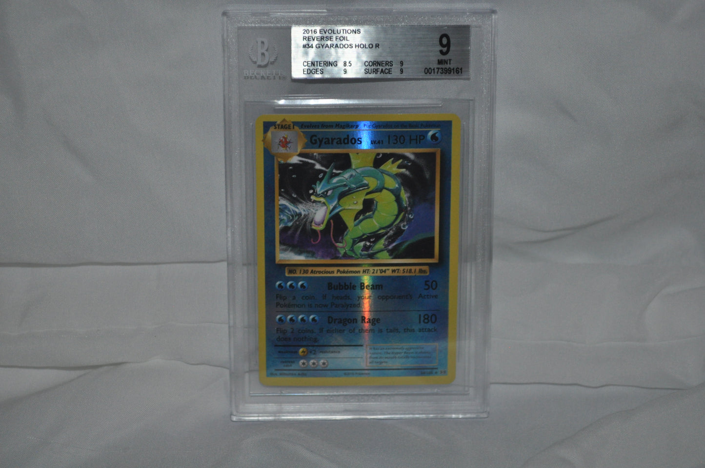 2016 Evolutions Gyarados #34 Reverse Foil