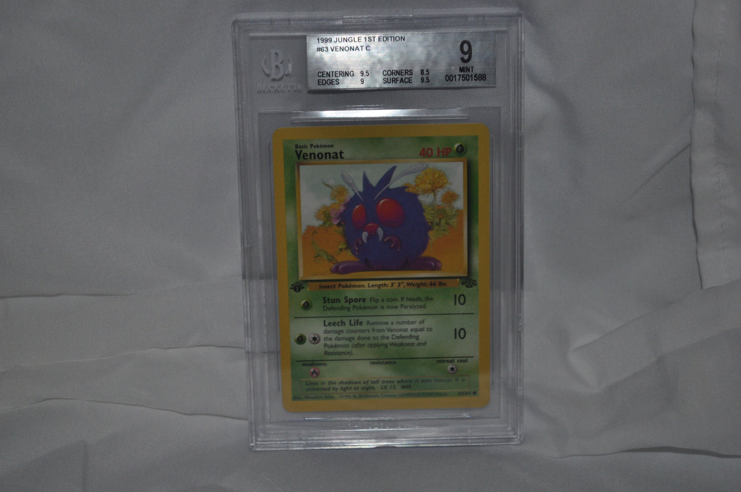 1999 Jungle 1st Edition, Venonat #63