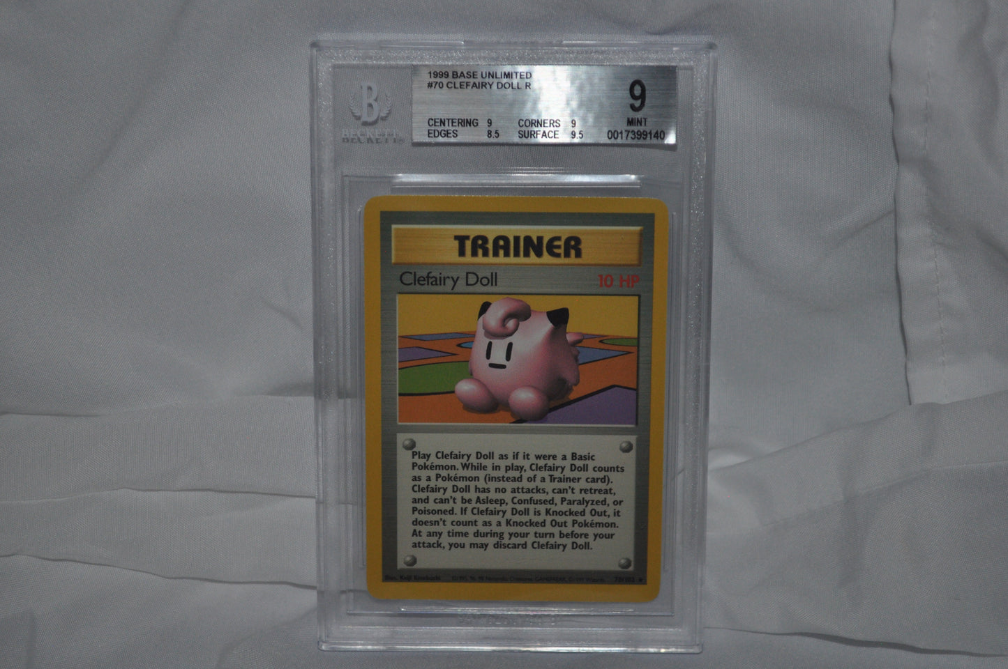 1999 Base Set Unlimited, Clefairy Doll #70
