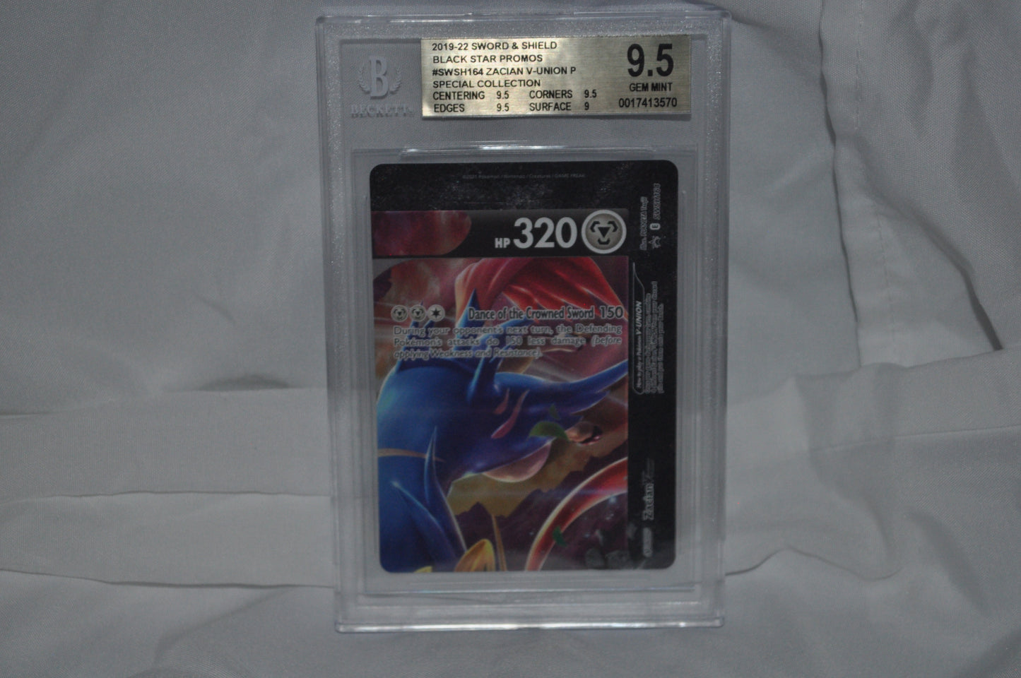 2019-2022 Sword & Shield Black Star Promos, Zacian V-Union #SWSH164