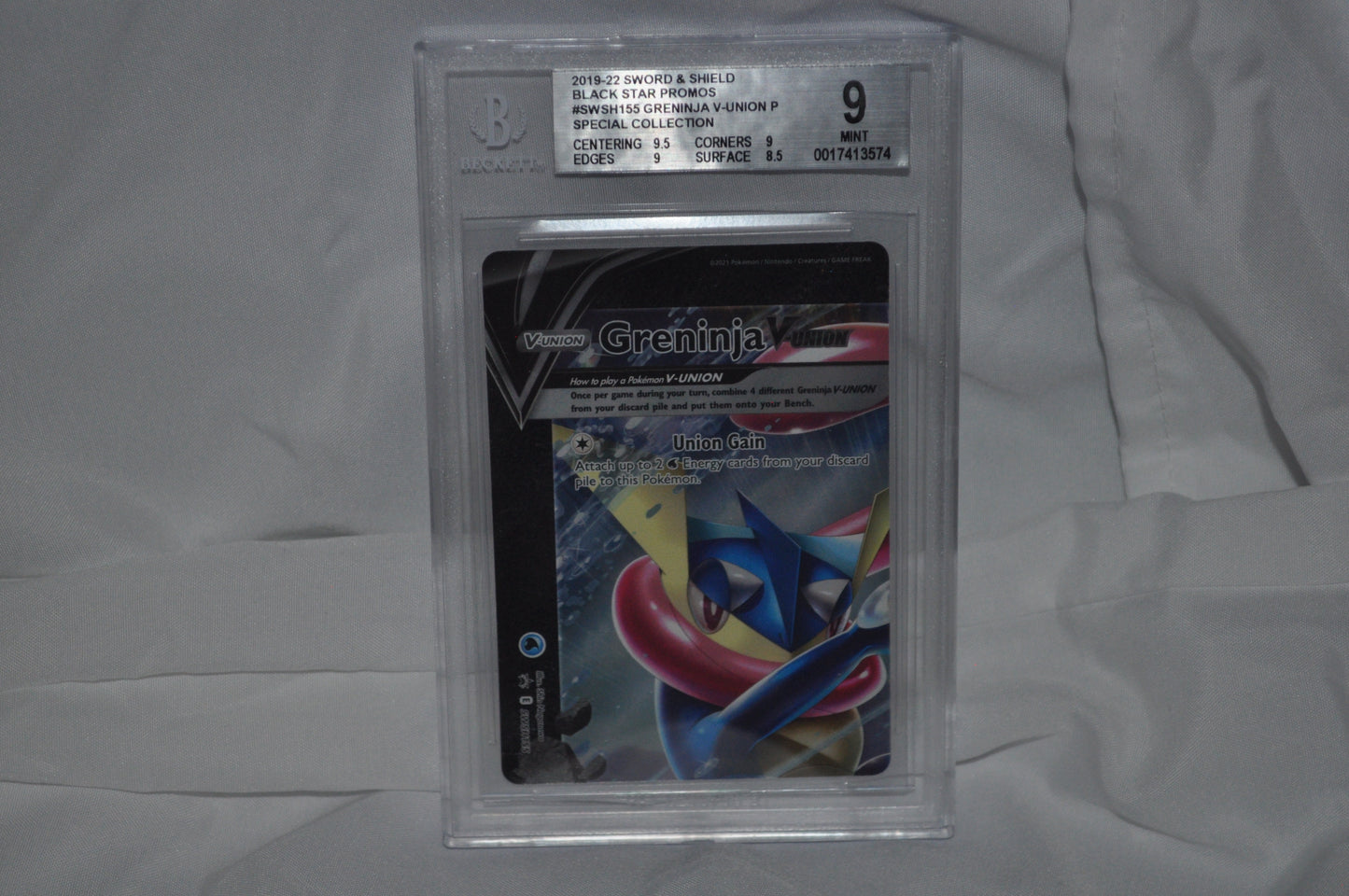 2019-2022 Sword & Shield Black Star Promos, Greninja V-Union #SWSH155