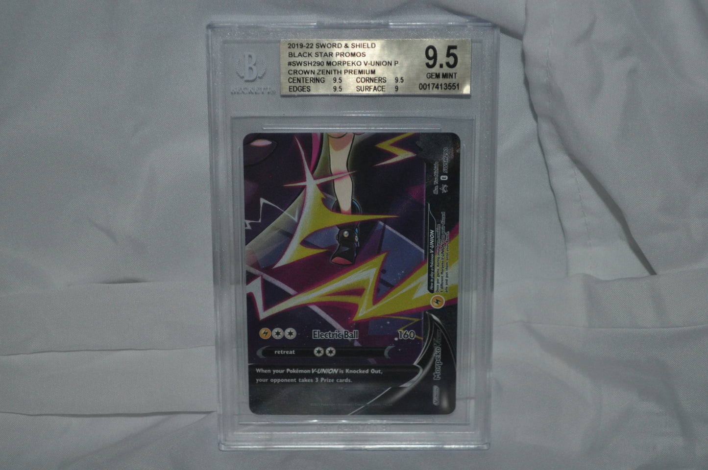 2019-2022 Sword & Shield Black Star Promos, Morpeko V-Union #SWSH290