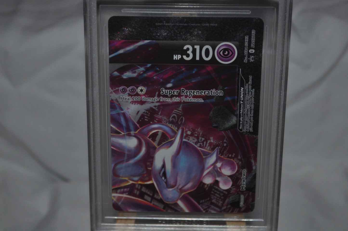 2019-2022 Sword & Shield Black Star Promos, Mewtwo V-Union #SWSH160