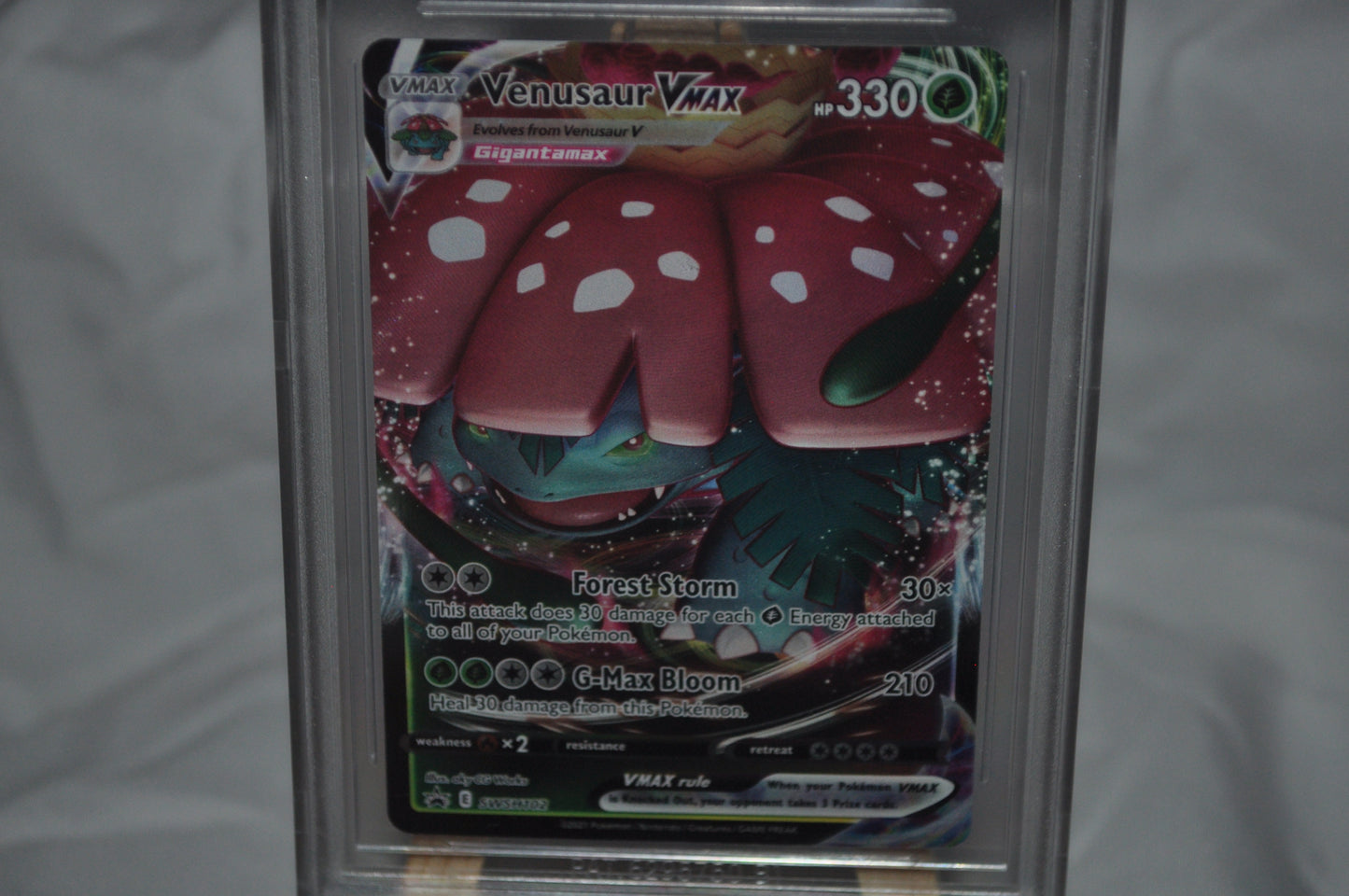2019-2022 Pokemon Promos Sword & Shield Black Star, Venusaur VMAX #SWSH102