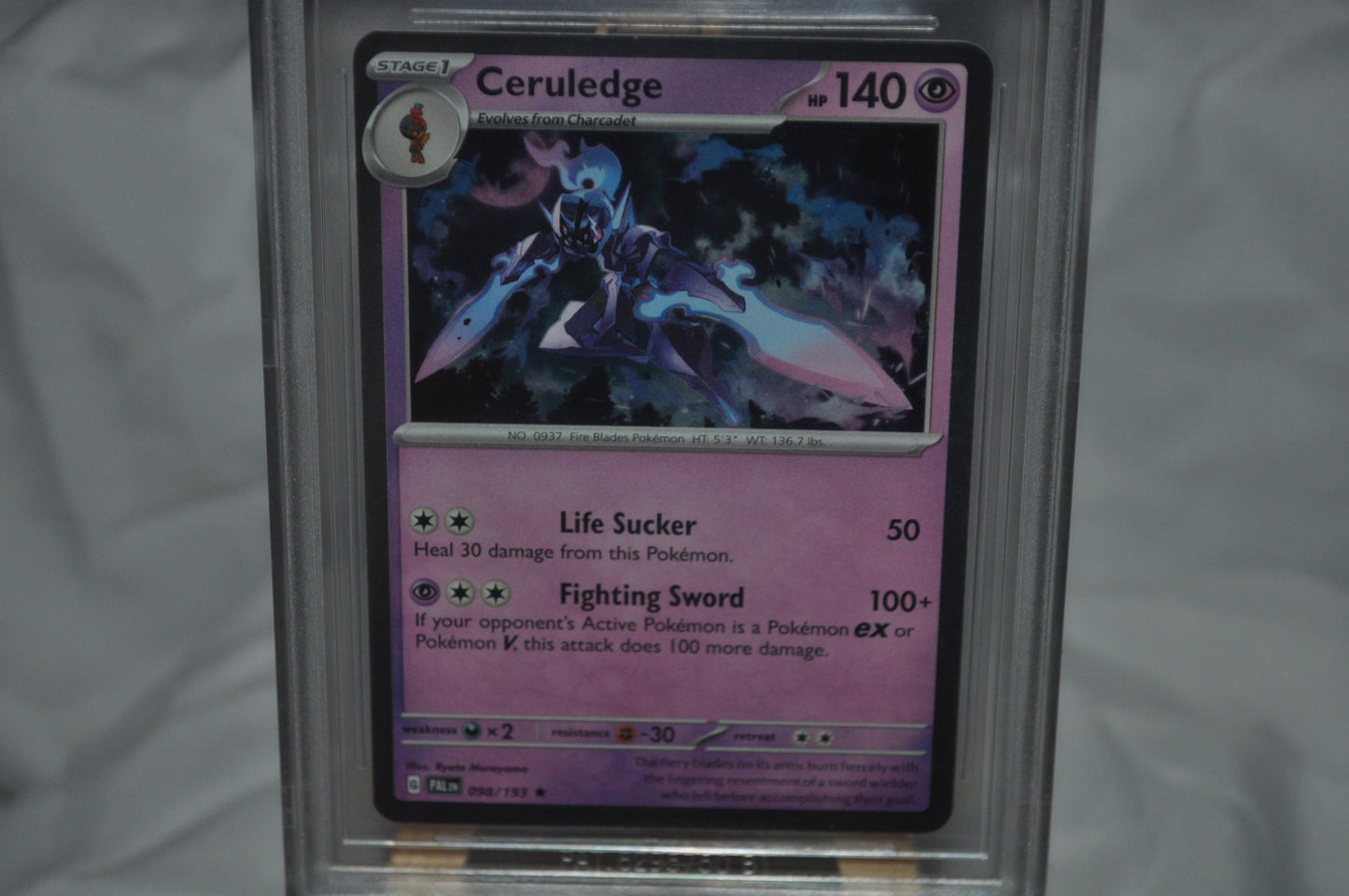 2023 Scarlet & Violet Paldea Evolved, Ceruledge #98 Cosmos Holo