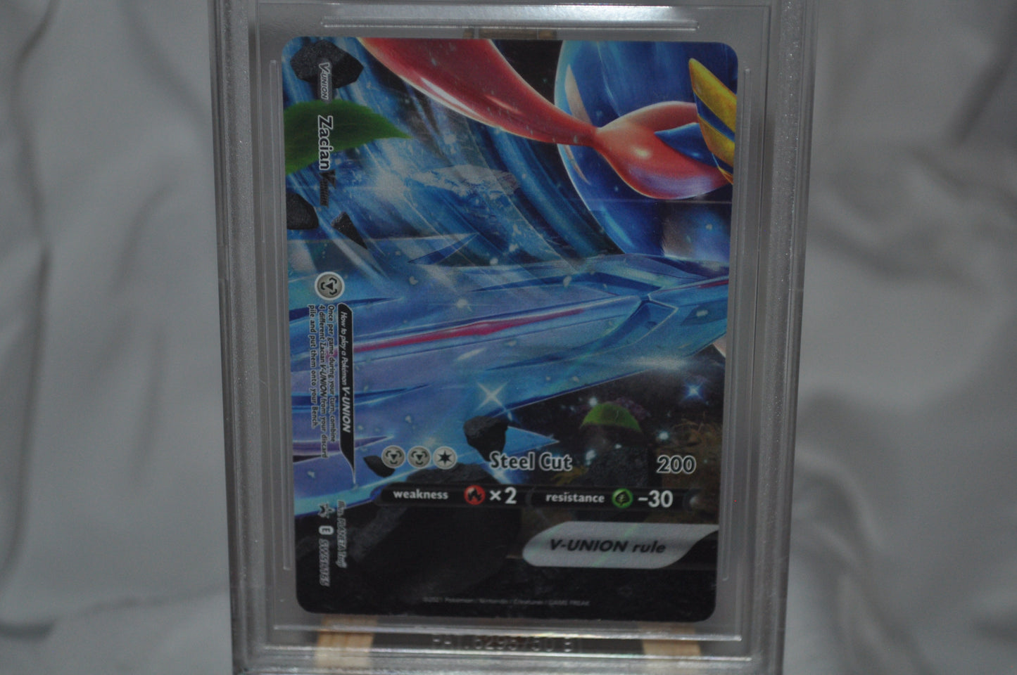 2019-2022 Sword & Shield Black Star Promos, Zacian V-Union #SWSH165