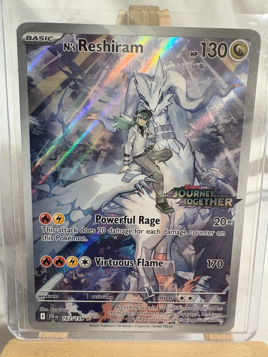 2025 Journey Together N’s Reshiram #167 - Stamped