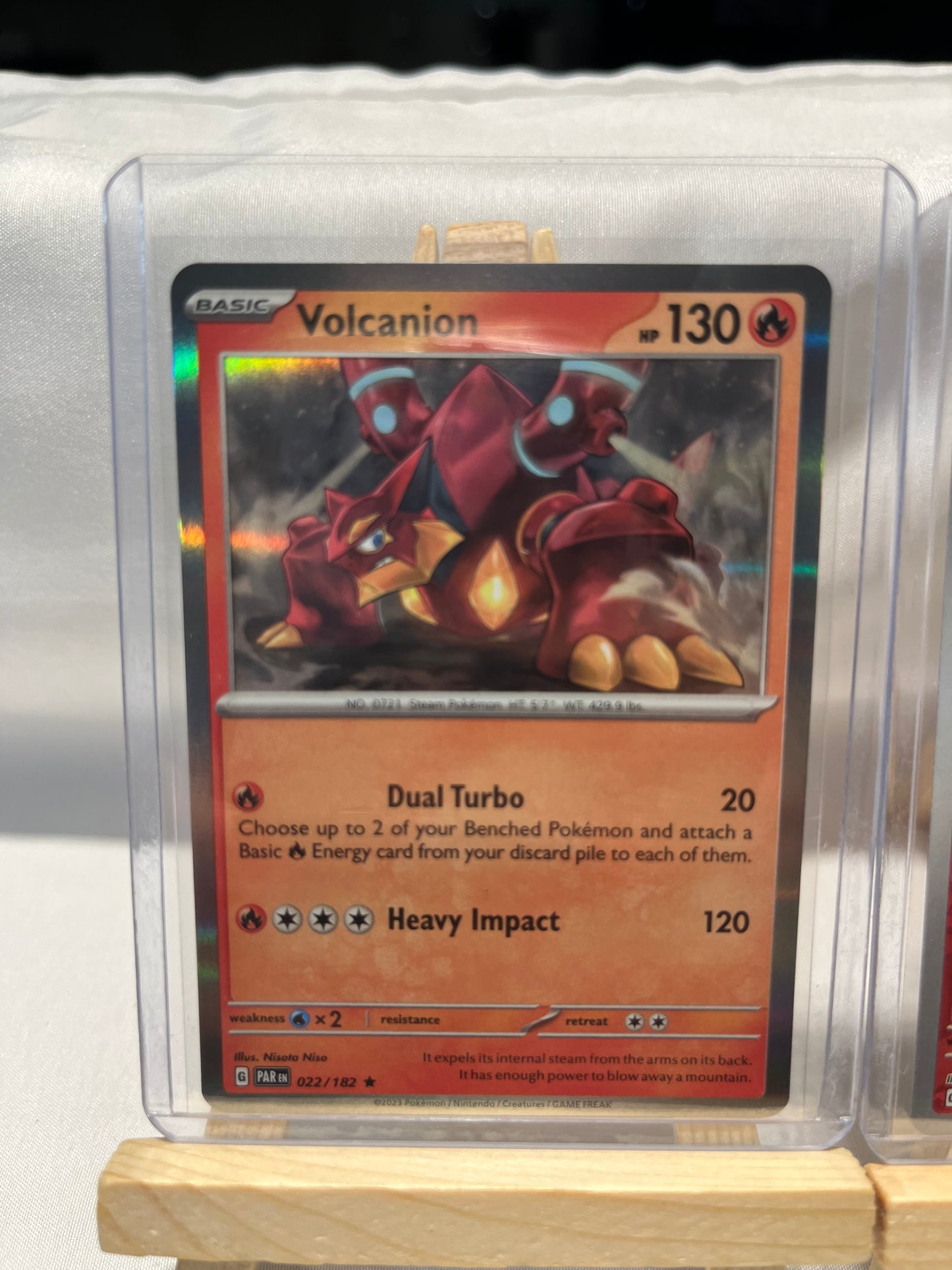2023 Pokemon Volcanion Holo Set