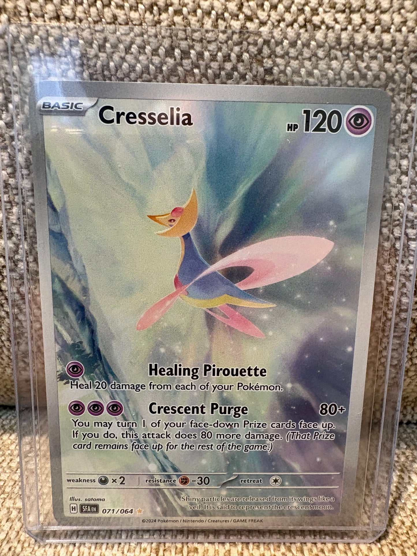 2024 Pokemon Shrouded Fable CRESSELIA #71