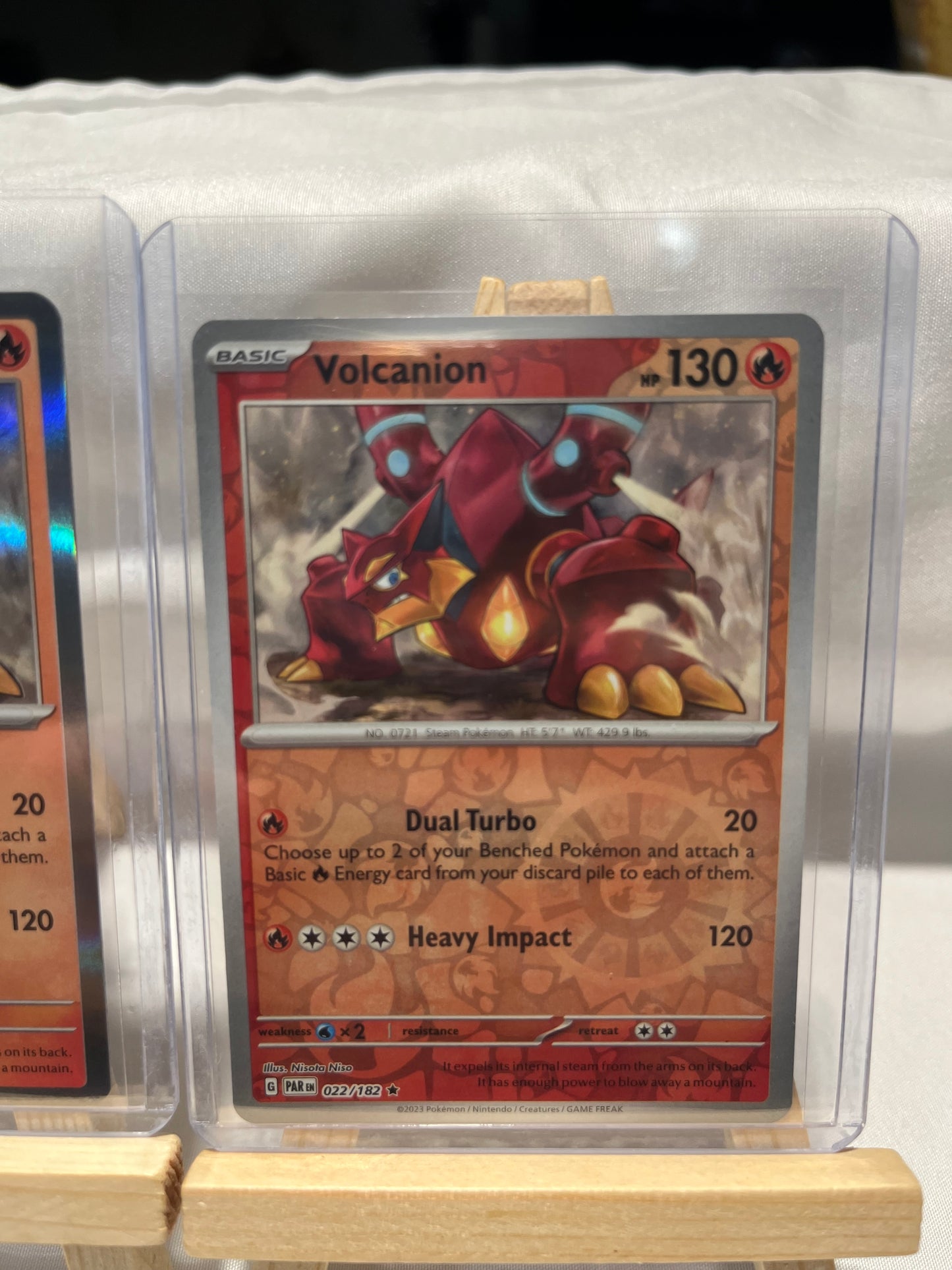 2023 Pokemon Volcanion Holo Set
