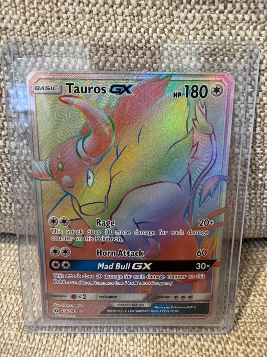 2016 Pokémon Sun and Moon Taurus GX 156