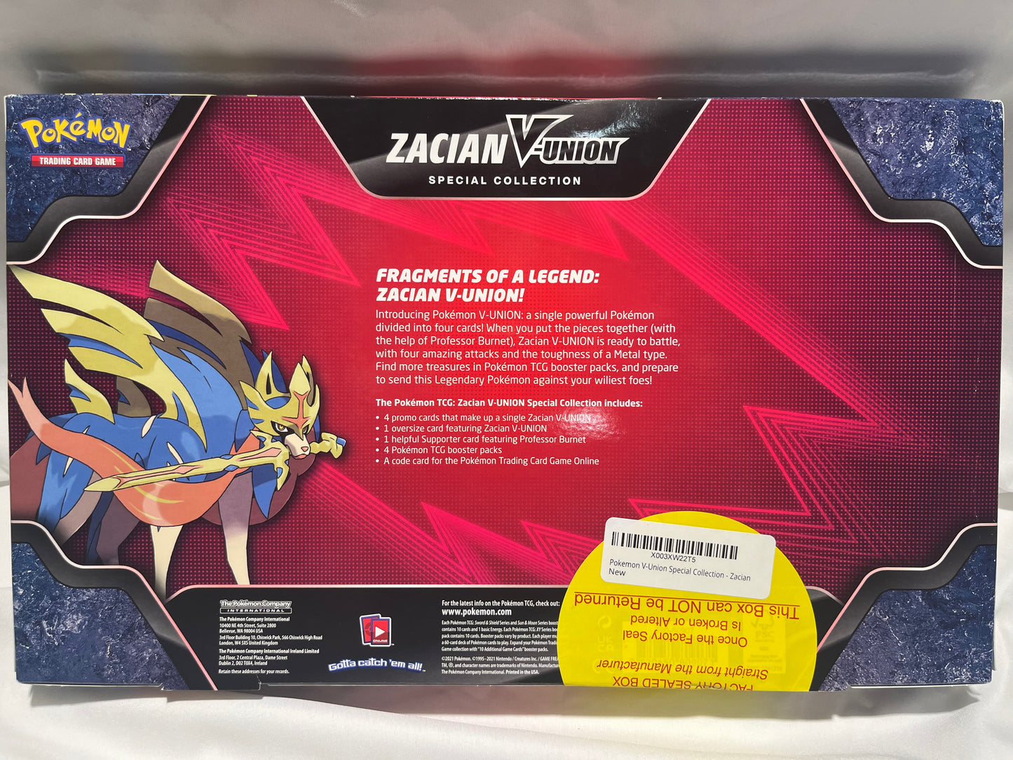 Pokemon V-Union Special Collection - Zacian