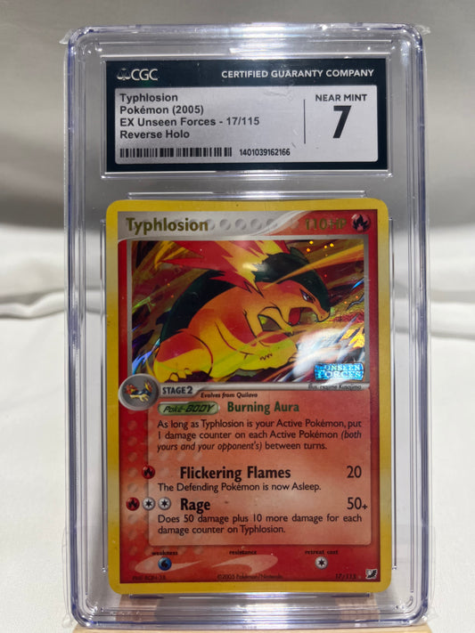 2005 Pokemon Unseen Forces Typhlosion Reverse Holo #17
