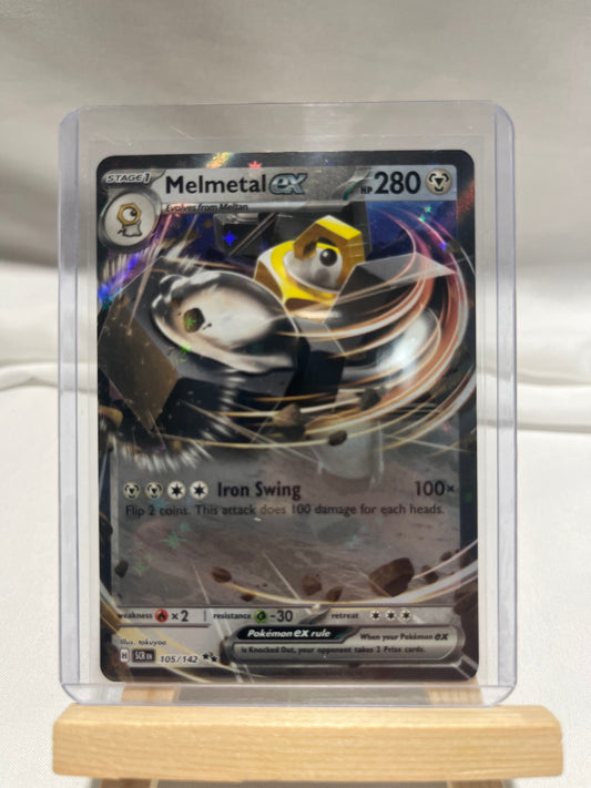 2024 Pokemon Scarlet & Violet Stellar Crown Melmetal EX #105
