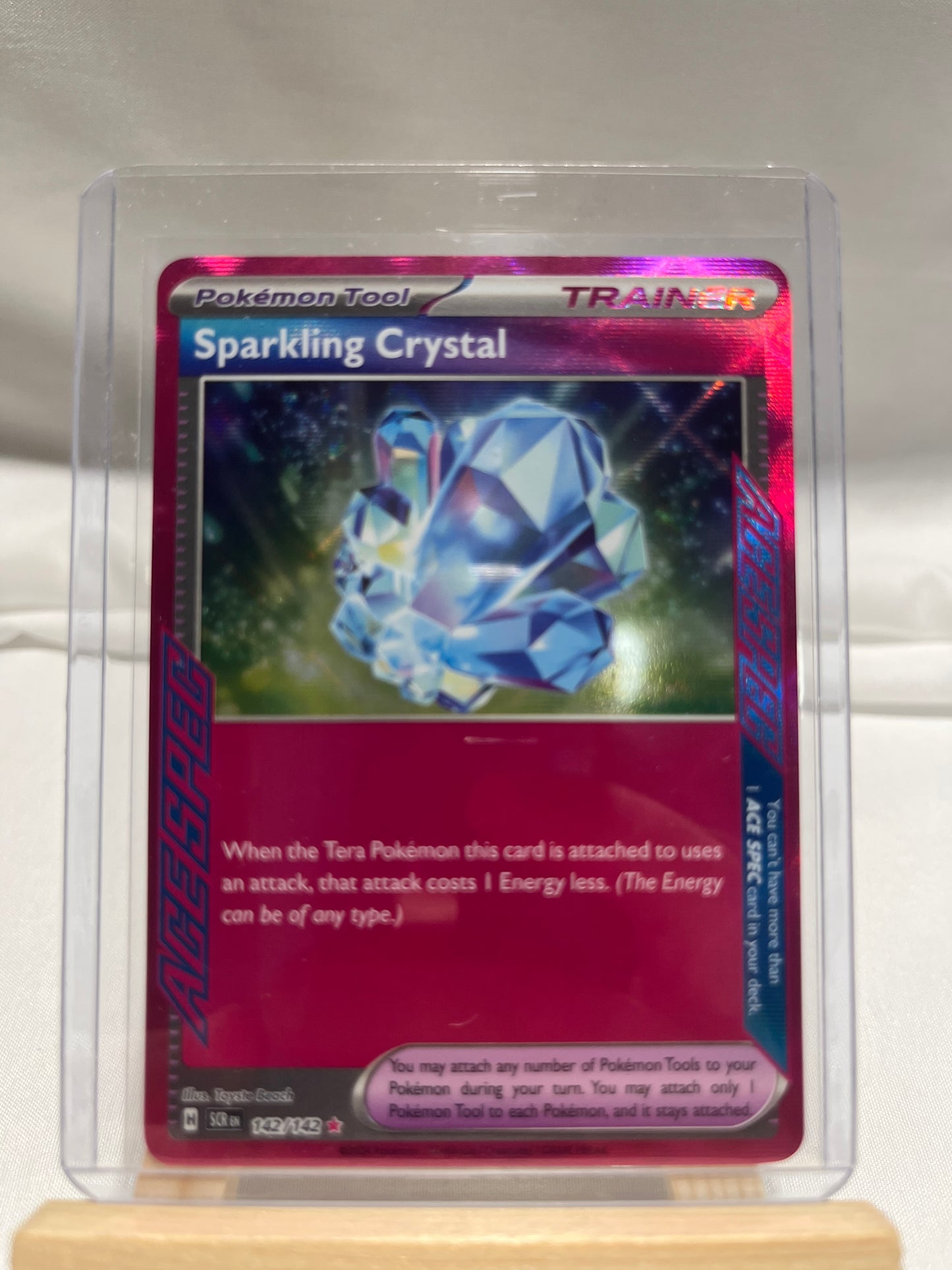 2024 Pokemon Scarlet & Violet Stellar Crown Sparkling Crystal Trainer #142