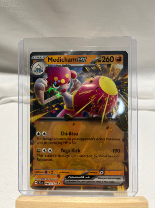 2024 Pokemon Scarlet & Violet Stellar Crown Medicham EX #80