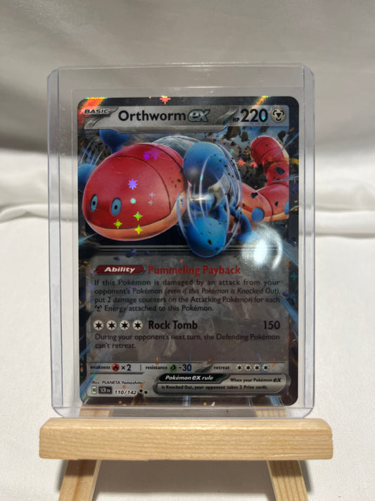 2024 Pokemon Scarlet & Violet Stellar Crown Orthworm EX #110