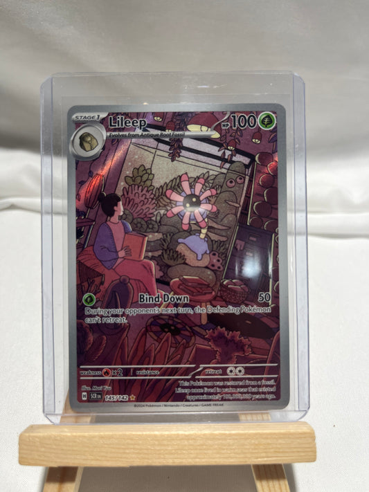 2024 Pokemon Scarlet & Violet Stellar Crown Lileep Illustration Rare #145
