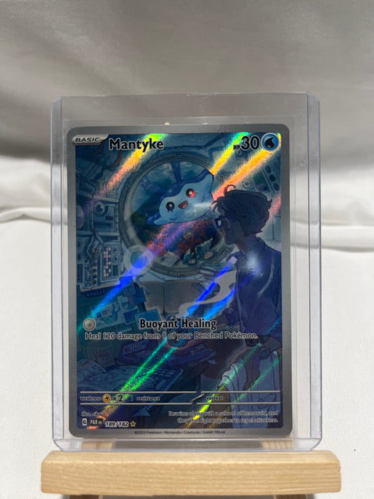 2023 Pokemon Scarlet & Violet Paradox Rift Mantyke Illustration Rare #189