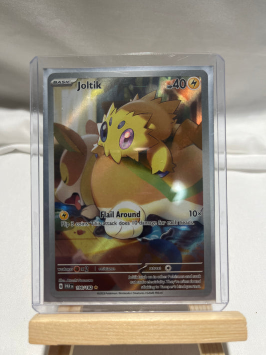 2023 Pokemon Scarlet & Violet Paradox Rift Joltik Illustration Rare #196