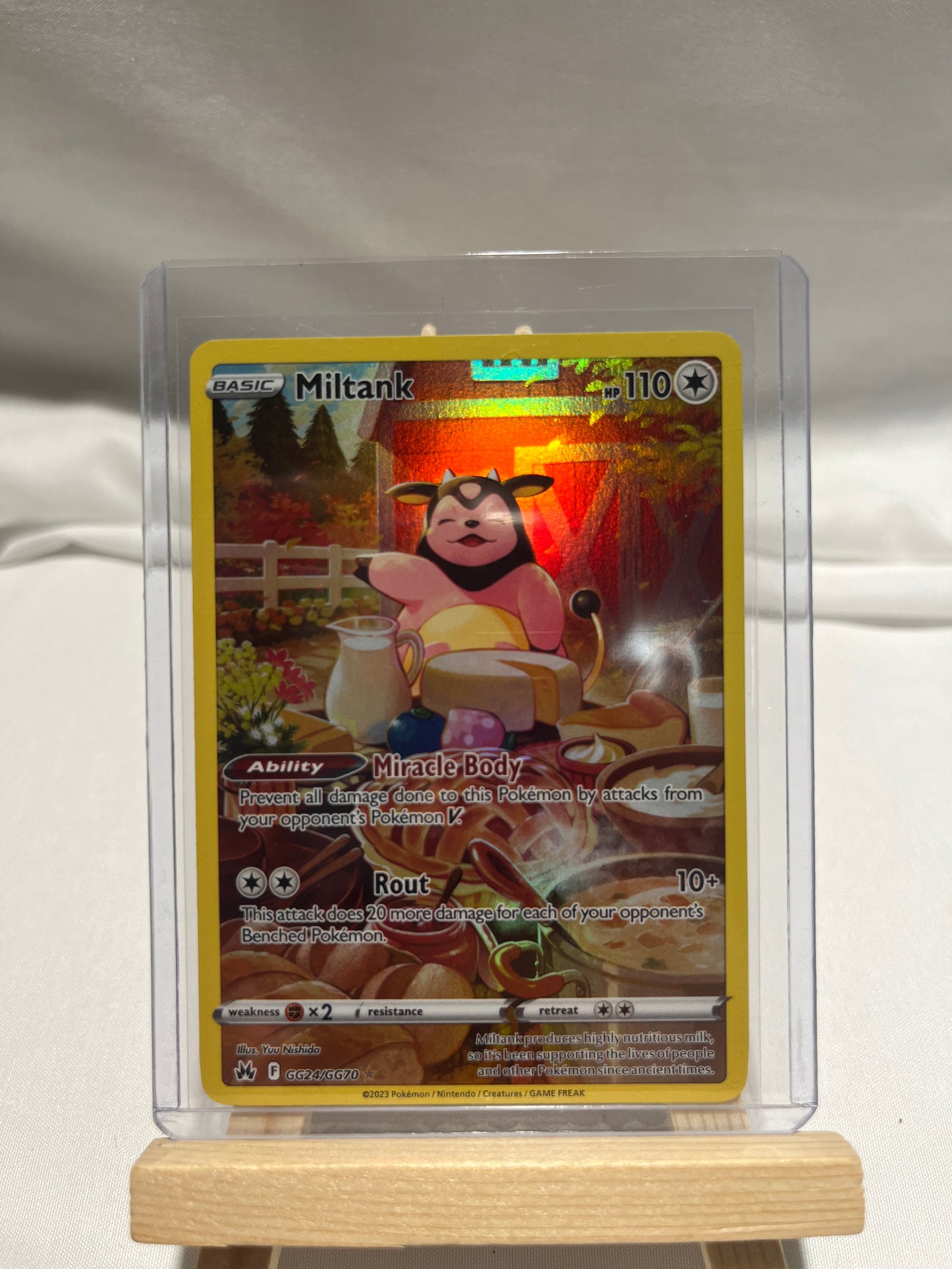 2023 Pokemon Crown Zenith Galarian Gallery Miltank #GG24