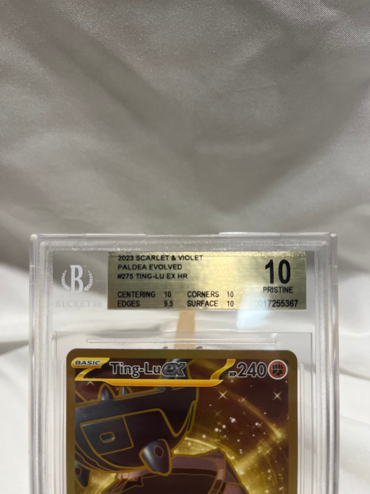 2023 Pokemon Scarlet & Violet Paldea Evolved Ting-Lu EX #275