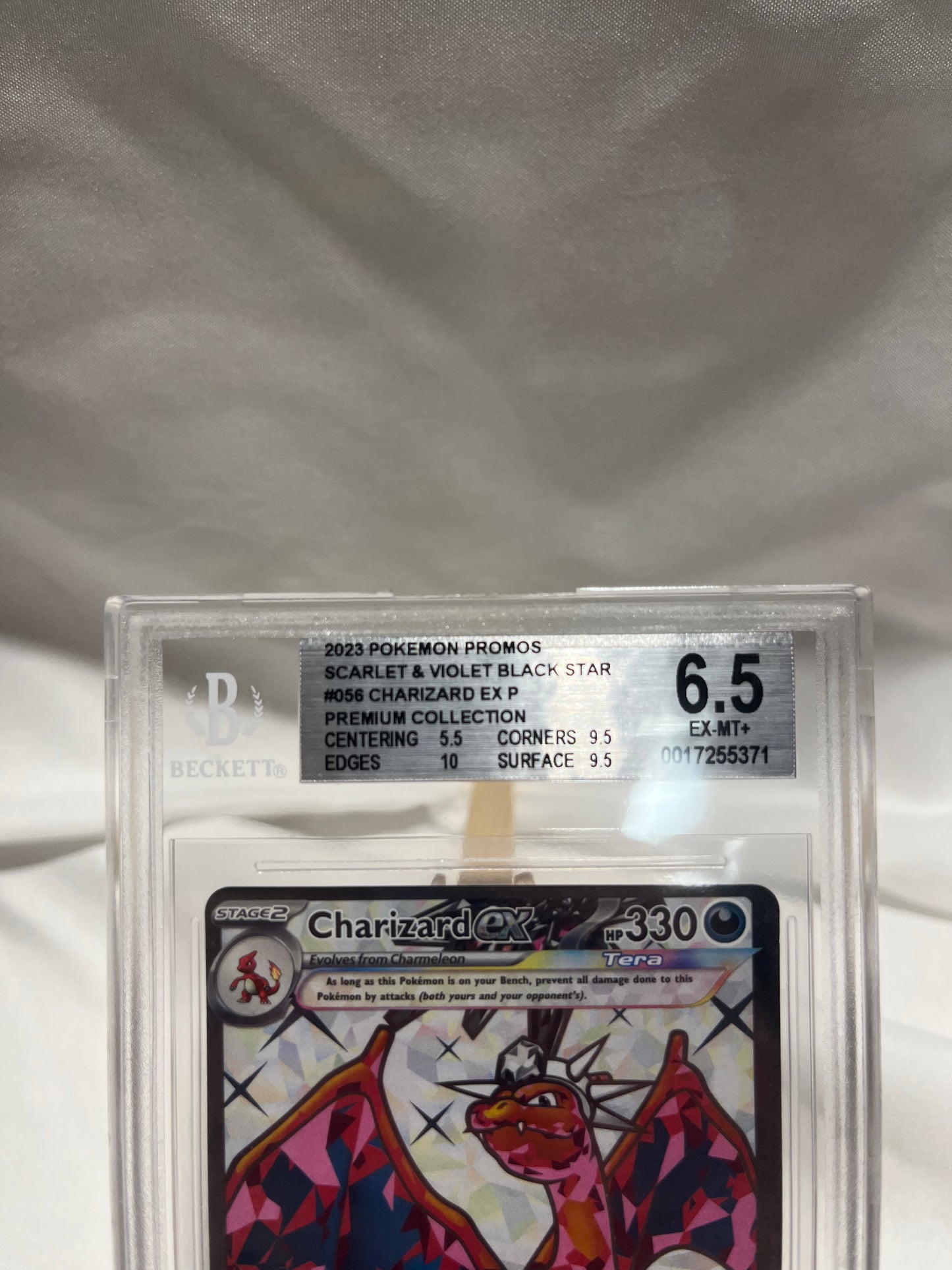 2023 Pokemon Scarlet & Violet Black Star Charizard EX Promo #56