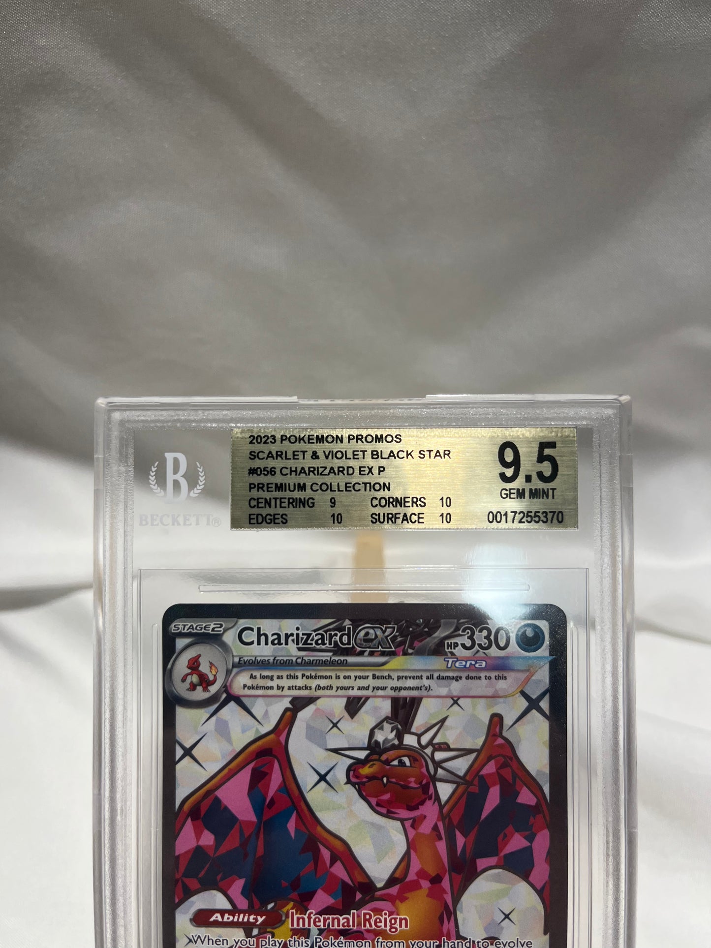 2023 Pokemon Scarlet & Violet Black Star Charizard EX Promo #56