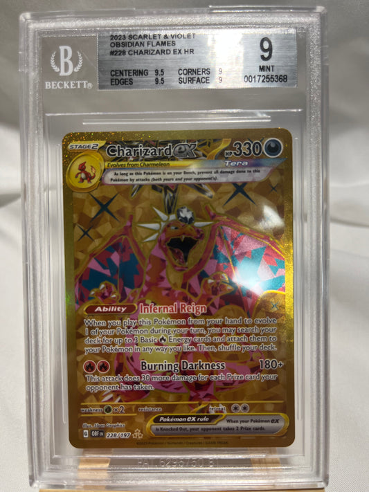 2023 Pokemon Scarlet & Violet Obsidian Flames Charizard EX #228