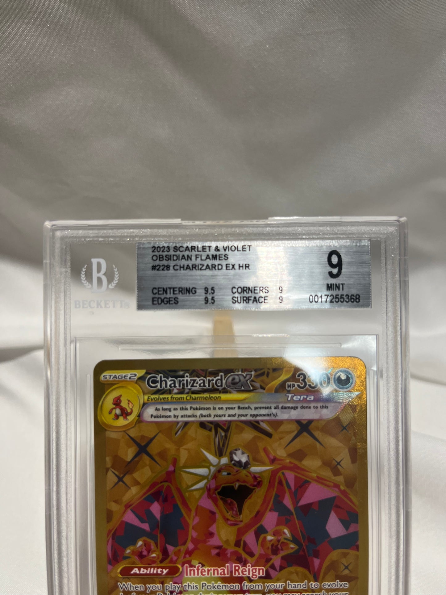 2023 Pokemon Scarlet & Violet Obsidian Flames Charizard EX #228