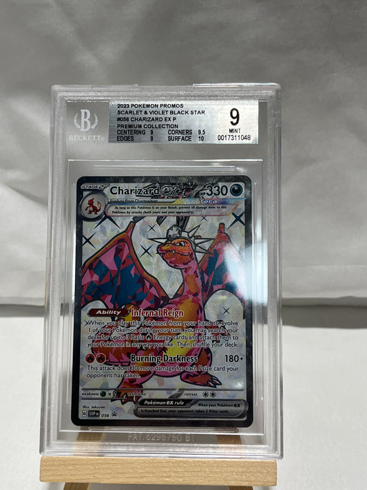 2023 Pokémon Scarlet & Violet Black Star Charizard EX Promo #56