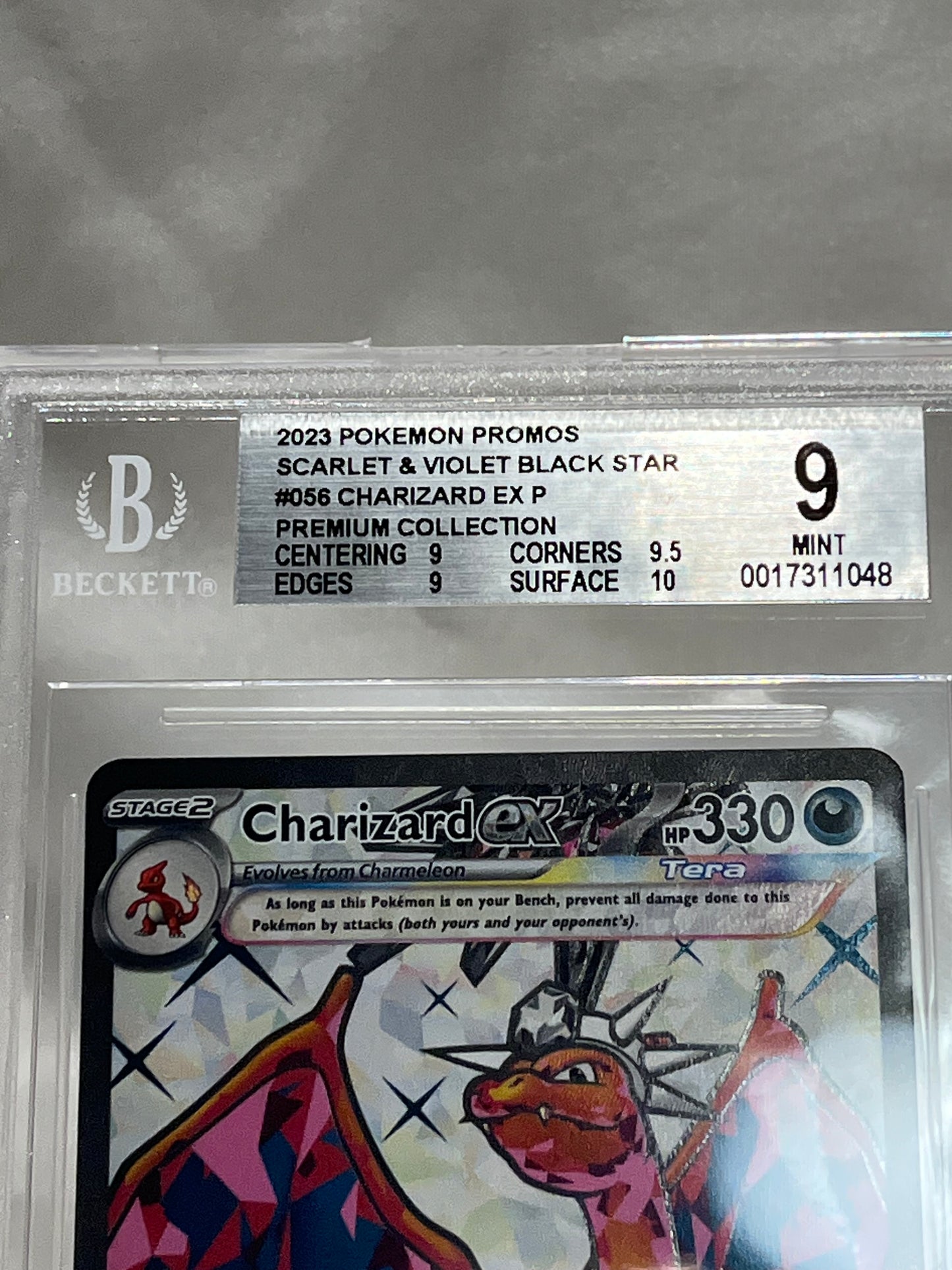 2023 Pokémon Scarlet & Violet Black Star Charizard EX Promo #56