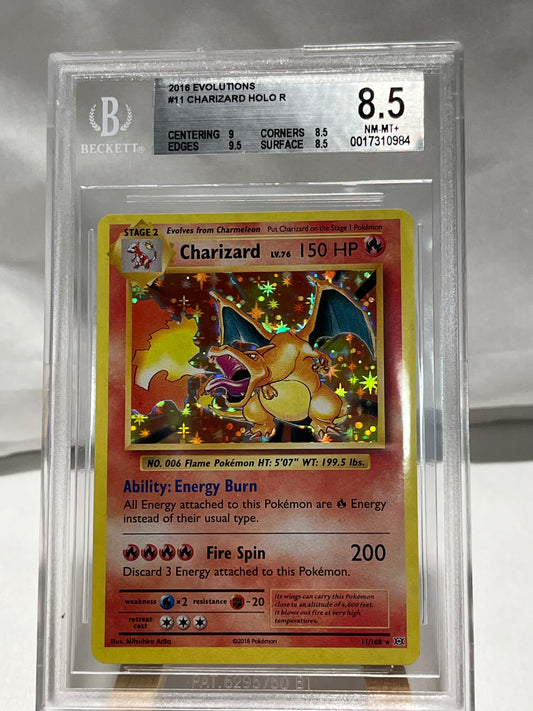 2016 Pokémon Evolutions Charizard Holo #11